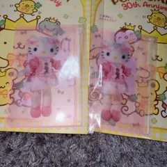 いちこ新聞　付録　ハローキティ　スライダーポーチ