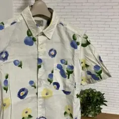 UNITED ARROWS ユナイテッドアローズ　半袖シャツ　コットンリネン　麻