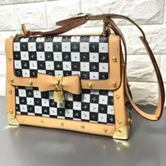 archive y2k アーカイブ　ショルダーバッグ　リボン　チェッカーフラッグ