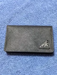 PRADA ブラック レザー カードケース　1回のみ使用