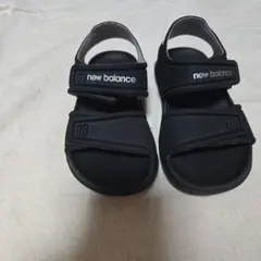 new balance ベビーサンダル ブラック 14㎝