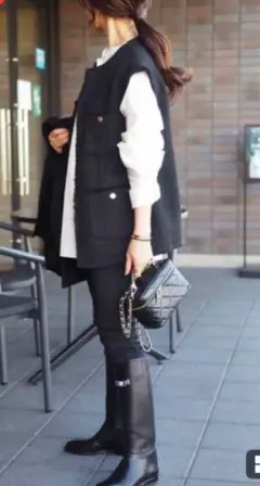 FOVL ツイード ジレ ベスト yoko