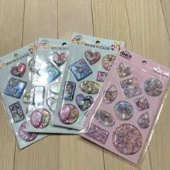 ディズニープリンセス➕オイスター　ウォーターシール　4枚