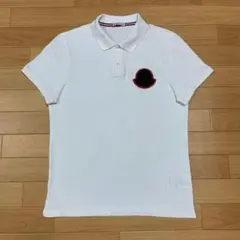 現行！大人気☆ モンクレール デカロゴワッペン ポロシャツ XLサイズ
