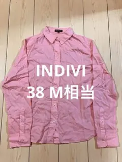 INDIVI ピンク 長袖シャツ 38 M相当