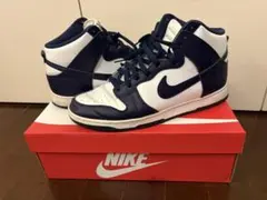 【28.5cm】NIKE Dunk High ネイビー/ホワイト