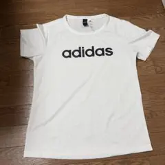 r*u様 adidas CLIMALITE ホワイト Tシャツ M