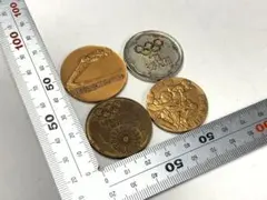 オリンピック 記念メダル 4枚セット 札幌　東京のサムネイル