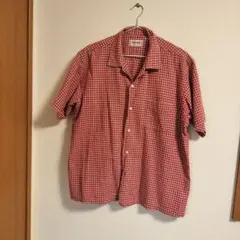 McGregor 半袖シャツ LL 赤と白のチェック