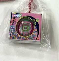 たまごっちパラダイス 丸型ポーチ マスコットキーホルダー パープル