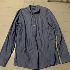 Eddie Bauer ストライプシャツ リラックスフィット XL