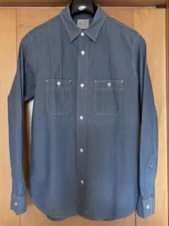 シャンブレーシャツ 長袖