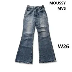 MOUSSY MVSフレア　25インチ MOUSSY】MVS FLARE フレアデニム 25インチ - メルカリ