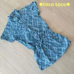 セール✱toco toco✱半袖 デニムシャツ チュニック ワンピースのサムネイル