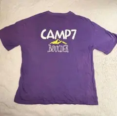 CAMP7 Tシャツ 短丈 パープル