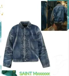 新品 SAINT Mxxxxxx × BerBerJin デニムジャケット L SAINT Mxxxxxx】x BerBerJin DENIM JACKET / デニムジャケット
