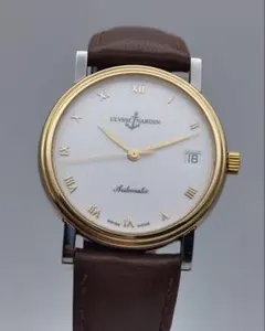 未使用稼働品】ユリスナルダン サンシアー デイト自動巻き 133-22/90
