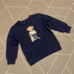 Polo ベア フリース スウェットシャツ　24m 90cm ネイビー