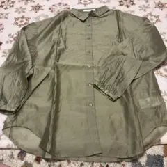 chocol raffine robe 長袖シャツ ライトグリーン Fのサムネイル
