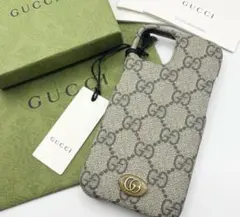 美品】GUCCI GGパターン iPhoneケースiPhone14 - メルカリ