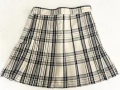 ★BROWNY STANDARD★プリーツスカート　チェックベージュ　Sサイズのサムネイル