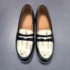 未使用級★Duke+Dexter × PLAYBOY コラボ ローファー UK4のサムネイル