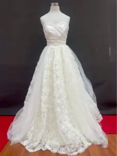 特別セール T-401-350中古ウェディングドレス☆ピンク⭐︎TOSCA ☆40 