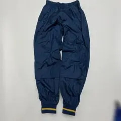 子供 カッパ ズボン 140 レイン パンツ ナイロンパンツ ネイビー 裾リブ