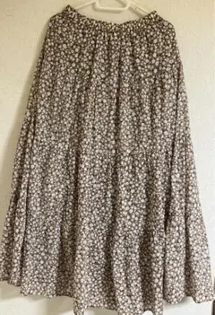 GU ロングスカート ティアードスカート M