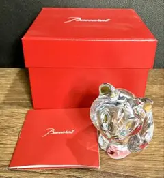 バカラ Baccarat ミニマルタイガー クリスタル 置物