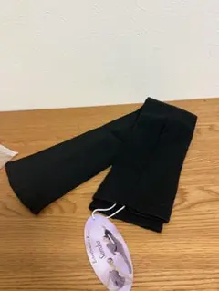新品Sanshaサンシャ　レッグウォーマー　ブラック黒