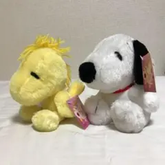 スヌーピー&ウッドストック ぬいぐるみ