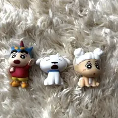 クレヨンしんちゃん　ガチャガチャ　フィギュア　3個セット