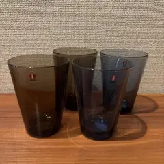 廃盤カラー 未使用 イッタラkivi レッドガーネット&グレー 2個セット 廃盤カラー 未使用 イッタラkivi レッドガーネット&グレー 2個セット