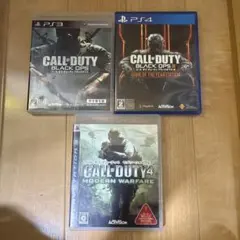 Call of Duty PS3 PS4 ソフト 3本セット