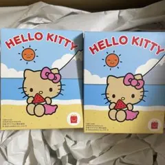 ハローキティマクドナルドハッピーセット 日焼けキティ　ミニトレードリンクカップ