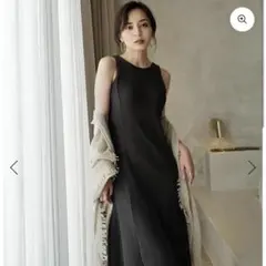 【OUR WACOAL×anuans】カップインマーメイドリブカットワンピース