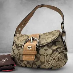 Coach Soho Flap Signature Bag Y2K Hobo