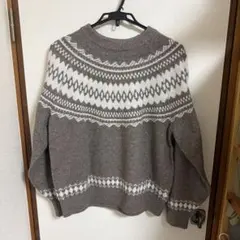 しまむら chocoさん キュウシン柄ニット