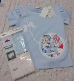 【新品】ひろがるスカイプリキュア Tシャツ 100 トップバリュ パンツ２枚組