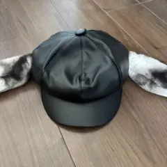 スヌーピー レザー　帽子