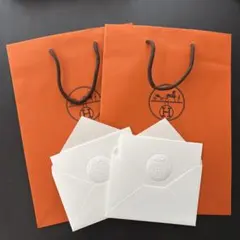 【エルメス】ショッパーとメッセージカード2枚セット