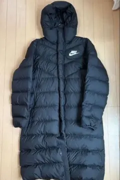 Nike 黒 ダウンコート フード付き