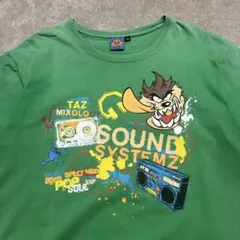 90s 00s Looney Tunes TAZ グラフィックプリントtシャツ