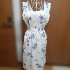 ROYAL COPENHAGEN エプロン 花柄 ブルーのサムネイル
