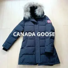 【美品】CANADA GOOSE ダウンジャケット シェルバーン ネイビー M