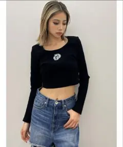 GYDA GDロゴラインストーンテレコトップスのサムネイル