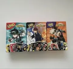 僕のヒーローアカデミア UNOカード 3セット
