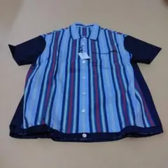 新品❤COMME CA FILLE ストライプ 半袖シャツ 140cm