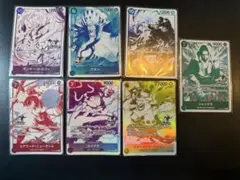 ワンピースカードゲーム 4周年記念プロモカード 7種コンプセット